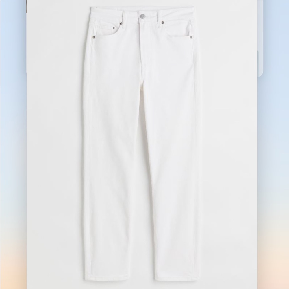 H&M High Waist White Denim - Picture 4 of 4